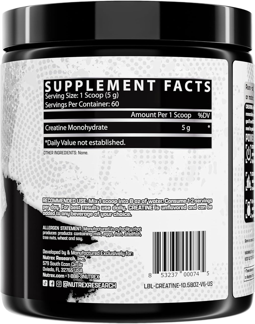 CREATINA MONOHIDRATO NUTREX 300 GR