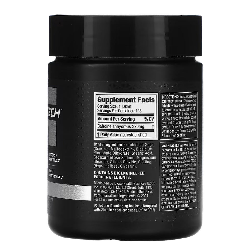 CAFEÍNA PLATINUM MUSCLETECH 125 TABLETAS