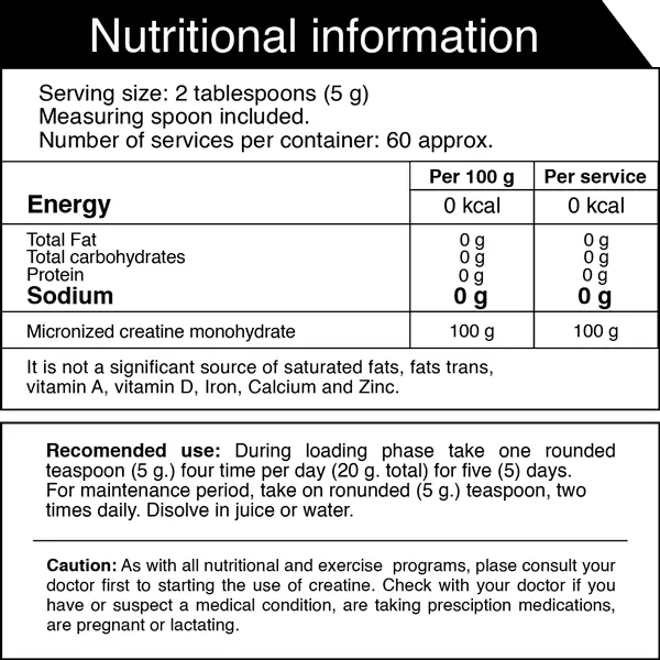 CREATINA ULTRA PURE IRON 300 GR